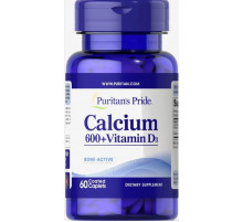 Кальций витамин Д Puritan's PrideCalcium + Vitamin D 600 мг / 125 МЕ 60 табл