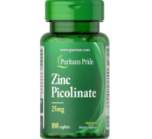 Цинк пиколинат Puritan's Pride Zinc Picolinate 25 мг 100 капс