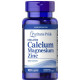 Кальцій магній цинк Puritan's Pride Chelated Calcium Magnesium Zinс 100 таб