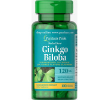 Гинкго Билоба Puritan's Pride Ginkgo Biloba 120 мг 100 капс