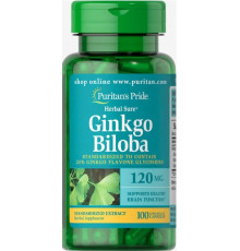 Гінкго білоба Puritan's Pride Ginkgo Biloba 120 мг 100 капс
