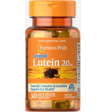 Лютеїн для зору Puritan's Pride Lutein with Zeaxanthin 20 мг 30 капс