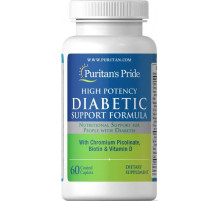 Комплекс для диабетиков Puritan's Pride Diabetic Support Formula 60 таб