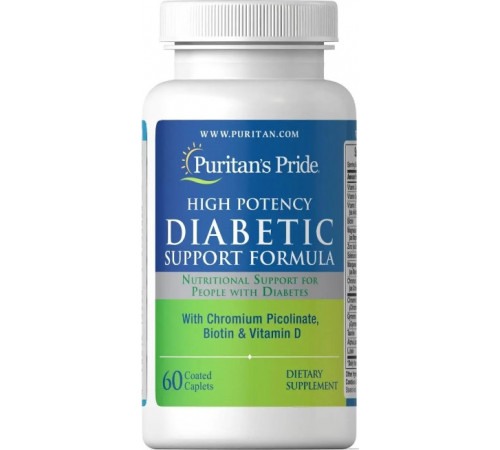 Комплекс для діабетиків Puritan's Pride Diabetic Support Formula 60 таб