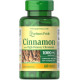 Кориця з хромом, Cinnamon, Puritan's Pride, 60 капсул
