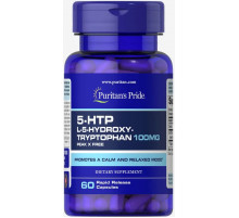 5-гидрокситриптофан нервной системы Puritan's Pride 5-HTP 100 мг 60 капс