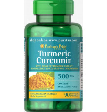 Куркумін Puritan's Pride Turmeric Curcumin 500 мг 90 капс