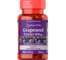 Екстракт виноградних кісточок Puritan's Pride Grapeseed Extract 100 мг 50 капс