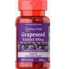 Екстракт виноградних кісточок Puritan's Pride Grapeseed Extract 100 мг 50 капс