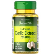 Часник (екстракт чеснока без запаха) Puritan's Pride Odorless Garlic 1000 мг 100 капс