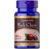 Черная вишня Puritan's Pride Black Cherry 1000 мг 100 капс