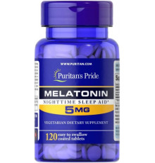Мелатонін Puritan's Pride Melatonin 5 мг 120 таб