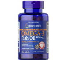 Омега-3 рыбий жир Puritan's Pride Omega-3 Fish Oil1400 мг 60 гел капс