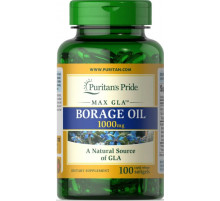 Масло огірочника Puritan`s Pride Borage Oil 1000 мг 100 капс