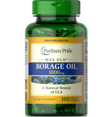 Масло огірочника Puritan`s Pride Borage Oil 1000 мг 100 капс