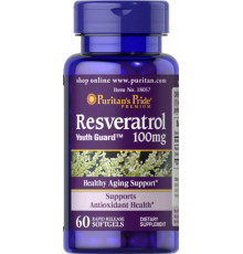 Ресвератрол Puritan's Pride Resveratrol 100 мг 60 капс