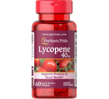 Лікопін Puritan's Pride Lycopene  40 мг, 60 гел капс