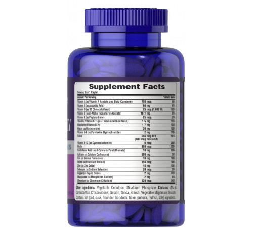 Мультивітаміни для жінок Puritan's Pride Women's Multivitamin 100 таб