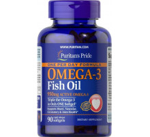 Омега-3 рыбий жир Puritan's PrideOmega-3 Fish Oil 1360 мг 90 капс