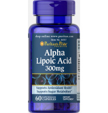 Альфа-липоевая кислота Puritan' Pride  Alpha Lipoic Acid 60 капс