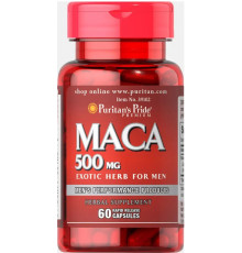 Мака (мака перуанська) Puritan's Pride Maca 500 мг 60 капс