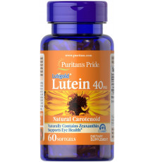 Лютеїн Puritan's Pride Lutein 40 мг 60 гел капс