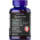 Омега 3-6-9, Triple Omega 3-6-9, Puritan's Pride, риб'ячий жир і лляне олія, 120 гелевих капсул Bio