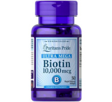 Біотин для волосся Puritan's Pride  Biotin 10 000 мкг 50 капс