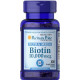 Біотин від випадання волосся Puritan's Pride Biotin 10.000 мкг 100 капс