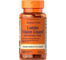 Лютеїн із зеаксантином та цинком для зору Puritan's Pride Lutein Vision Guard 30 гел капс