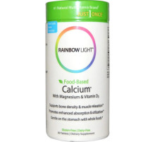 Кальций Магний D3 для здоровья Rainbow Light Calcium With Magnesium & Vitamin D3 90 таб