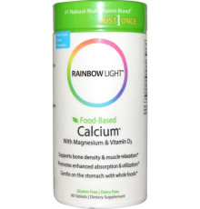 Кальцій Магній D3 для здоров'я Rainbow Light Calcium With Magnesium & Vitamin D3 90 таб