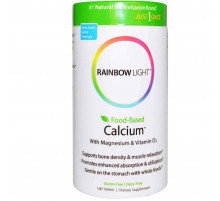 Кальцій та магній Rainbow Light Calcium 180 таб