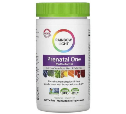 Вітаміни для вагітних Rainbow Ligh Prenatal One 150 таблеток
