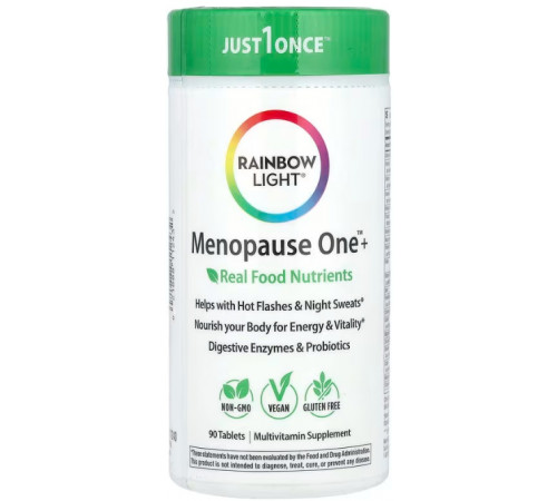 Мультивітаміни для жінок для жіночого здоров'я Rainbow Light Menopause One 90 таб