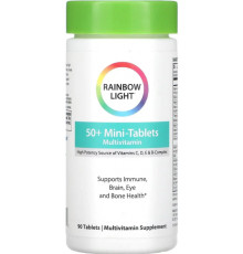 Мультивітаміни 50+ Rainbow Light Multivitamin 90 міні-таб