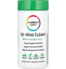 Комплекс вітамінів та мінералів Rainbow Light Food-Based Multivitamin 50+ 180 міні таб