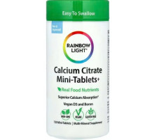 Цитрат кальцію для кісток Rainbow Light Calcium Citrate 120 міні таб