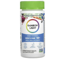 Вітаміни та мінерали для чоловіків 50+ Rainbow Light  Men's One 50+ 60 таб