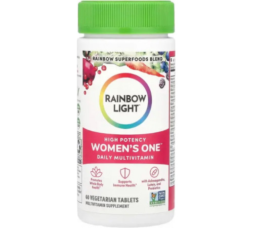 Мультивитамины для женщин Rainbow Light Women's One Multivitamin 60 капс