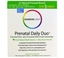 Вітаміни + Риб'ячий жир для вагітних Rainbow Light Prenatal One plus Prenatal DHA Smart Essentials 30 капс