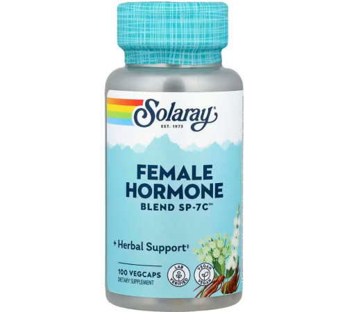 Гормональний баланс жінки Solaray Female Hormone Blend SP-7C 100 капсул