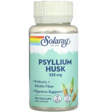 Подорожник (псилліум) Solaray Psyllium Husk 525 мг 100 капс