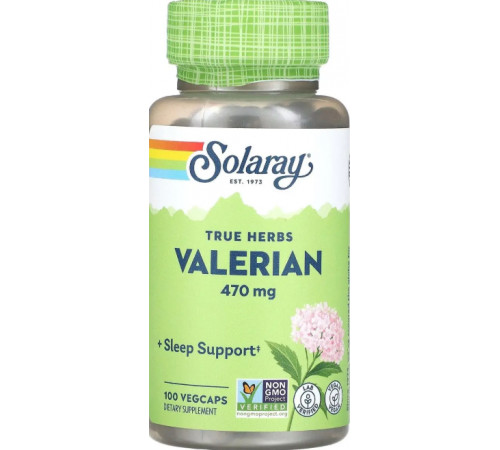 Валеріана Solaray Valerian 100 капс