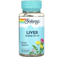 Захист печінки Solaray Liver Blend SP-13 100 капсул