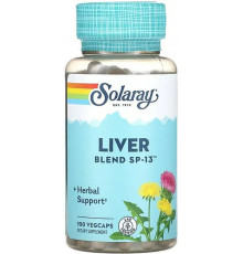 Захист печінки Solaray Liver Blend SP-13 100 капсул