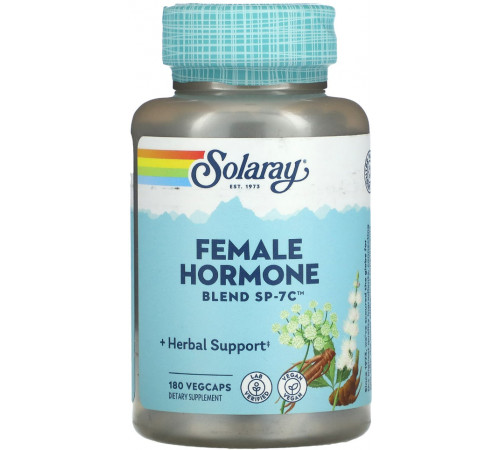 Суміш жіночих гормонів Solaray Female Hormone Blend SP-7C 180 капсул