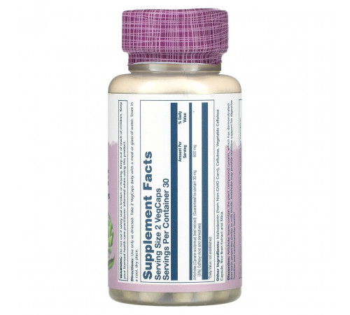 Артишок Solaray Artichoke Leaf Extract 60 капс
