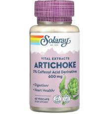 Артишок Solaray Artichoke Leaf Extract 60 капс