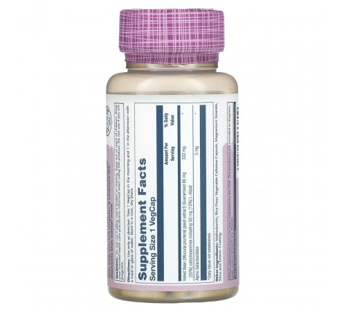 Мукуна пекуча Solaray Mucuna Pruriens 60 капс